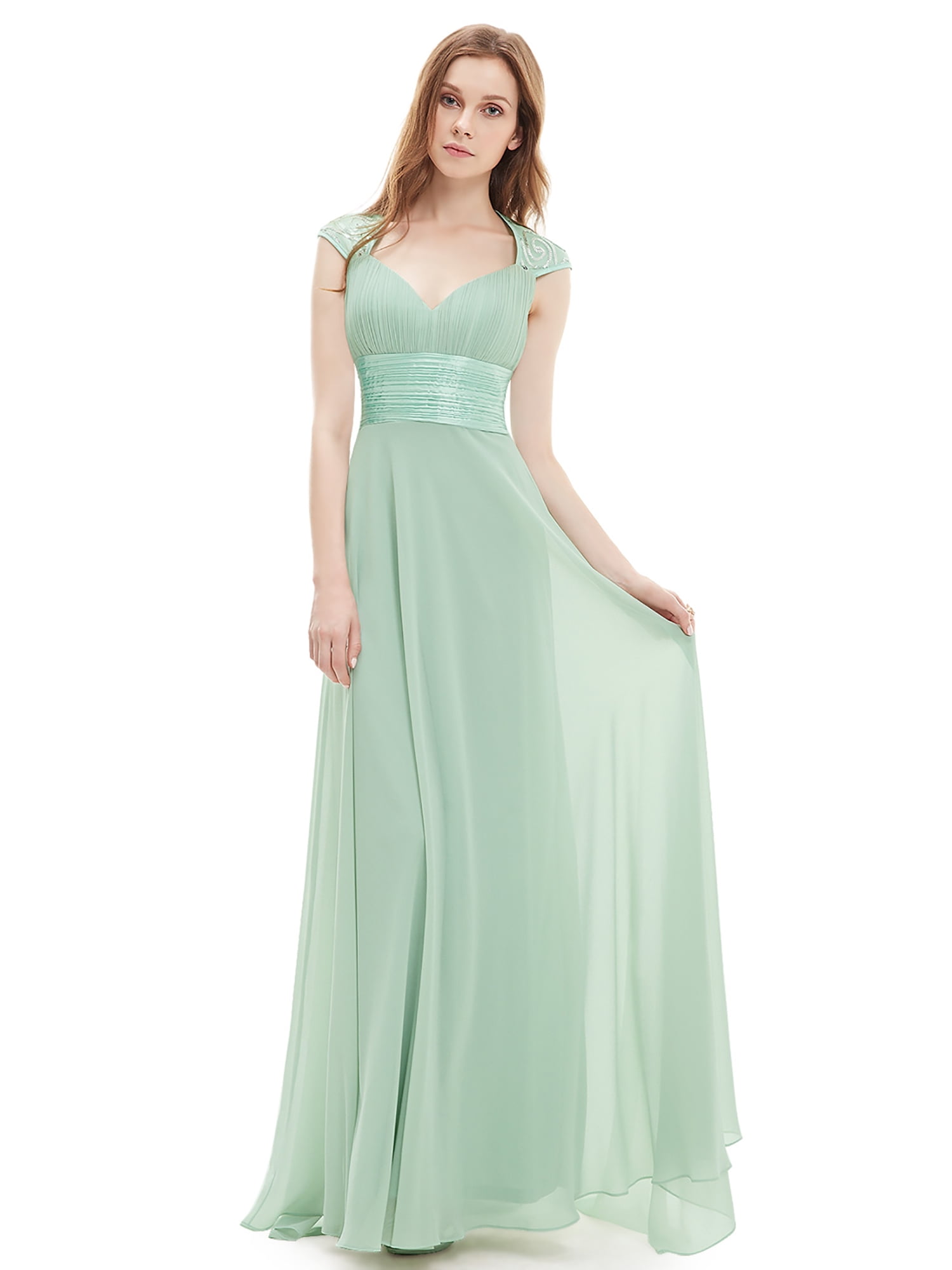 empire line evening dress
