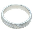thumbnail image 4 of Sterling Silver Wedding Bands Sets for Him and Her and Wedding Rings, 4 of 8