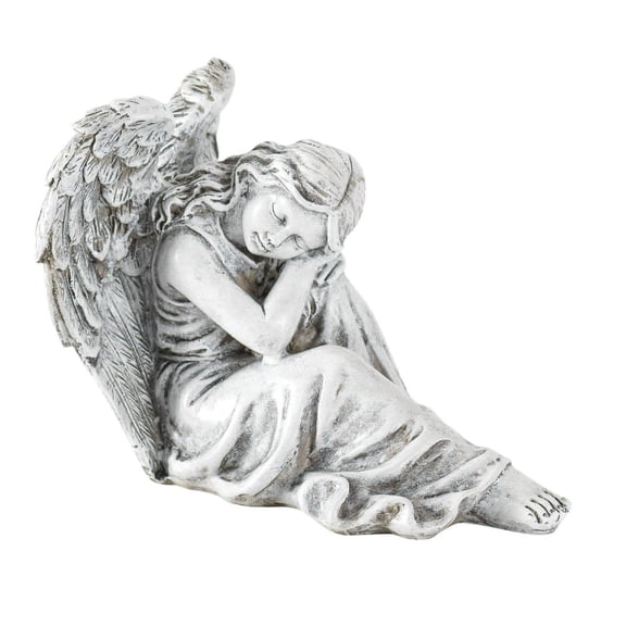 Weathered Angel Gone From Our Arms 4 inch Resin Decorative Tabletop Figurine