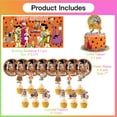 thumbnail image 5 of Flintstones Plates Supplies Party Decorations Birthday Decor Backdrop Banner Cake Topper Fans, 5 of 6