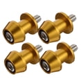 thumbnail image 4 of OFFIGAM 4Pcs Motorcycle Swing Arm Spools Stand Golden Color Robust Material for Various Weather, 4 of 8