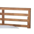 thumbnail image 5 of Baxton Studio Shiro Mid-Century Modern Ash Walnut Finished Wood King Size Platform Bed, 5 of 6