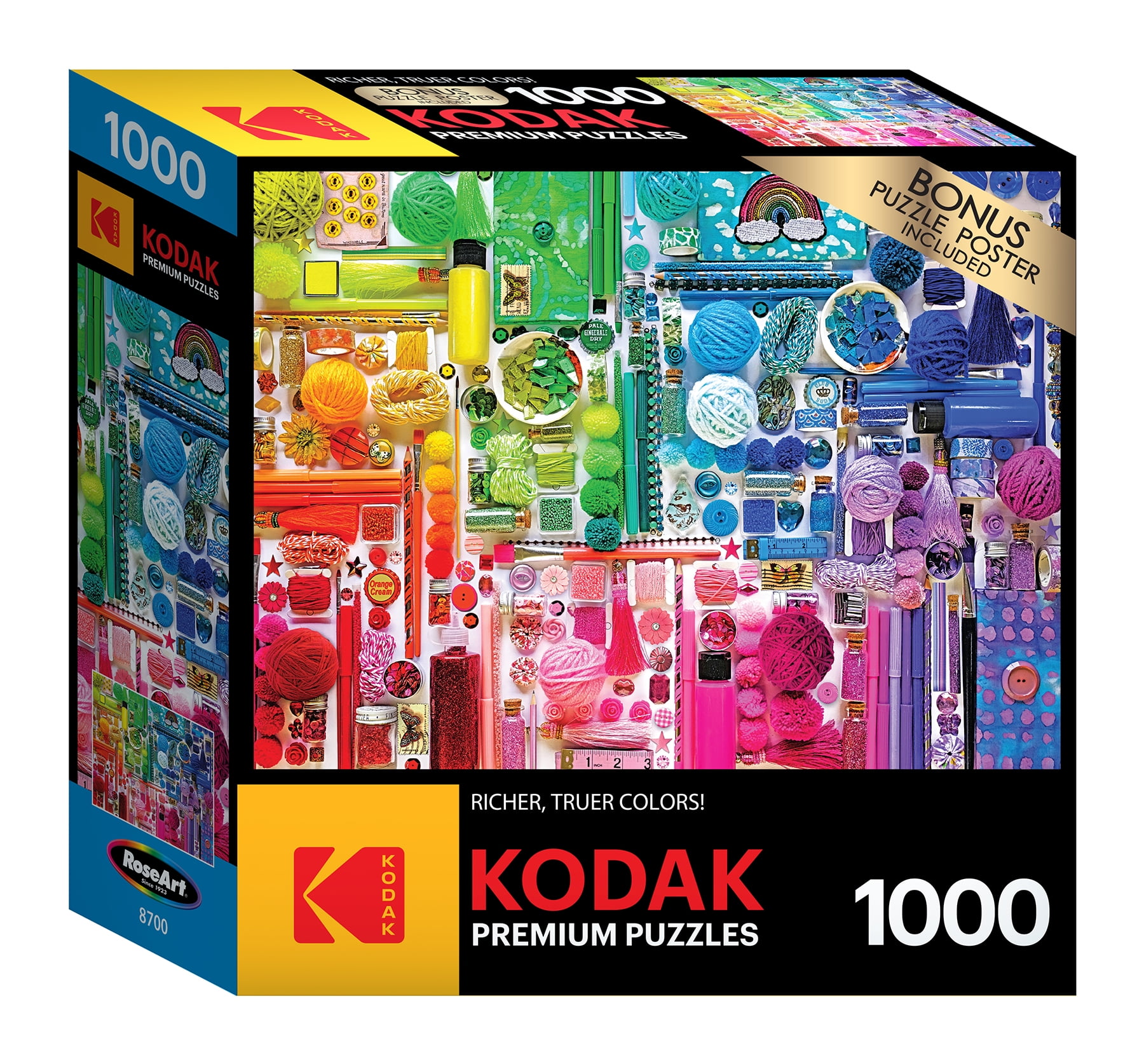 Cra-Z-Art Kodak 1000-Piece Instant Rainbow Jigsaw Puzzle