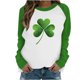 thumbnail image 4 of TaTaai Hoodies Shirts for Women Early Fall Long Sleeve Tops Vintage Graphic Outfits Tops Fashion Pullover Tees Gift, 4 of 5