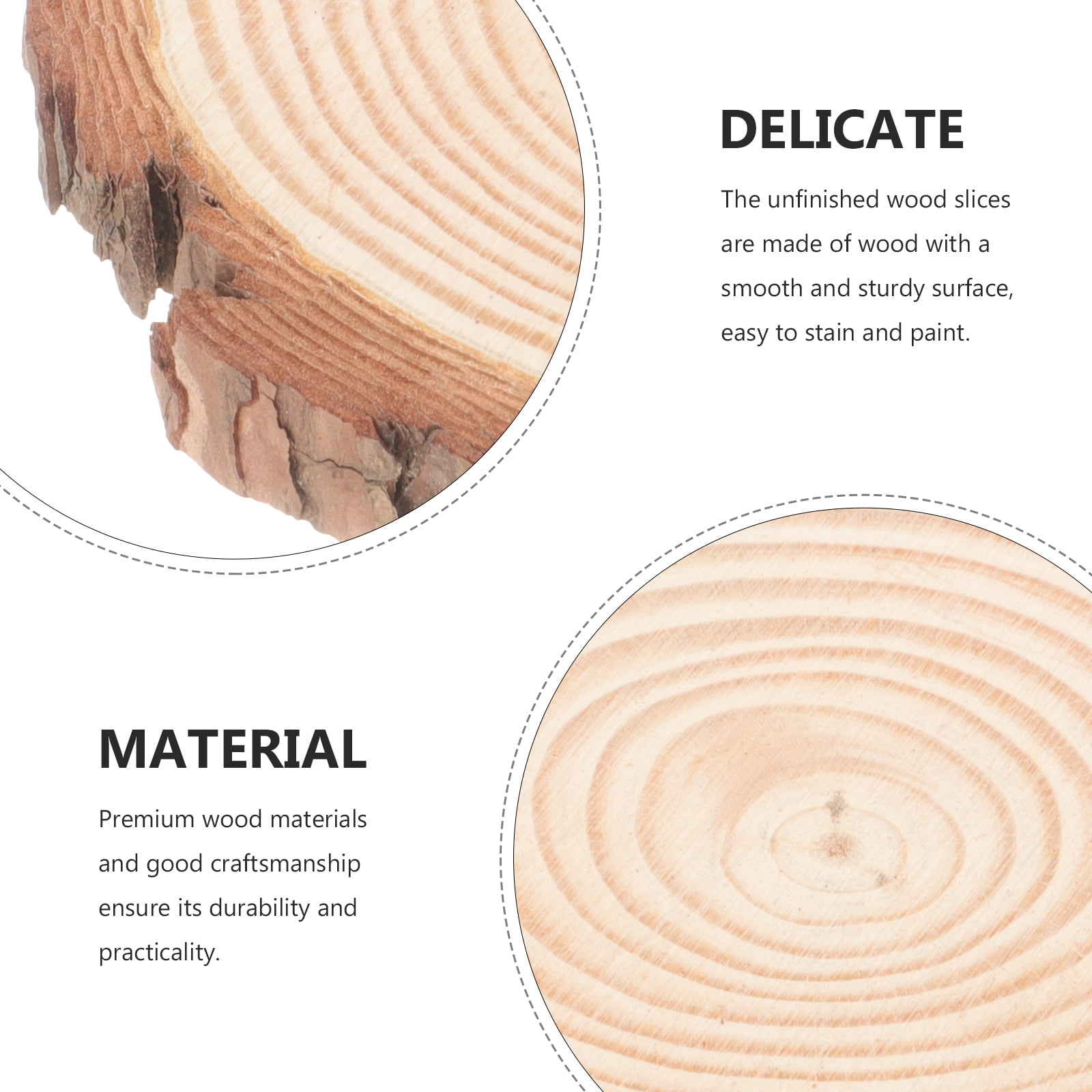 Natural Wood Slices Variety Pack by Craft Smart®