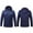 Blue #07, variant on Nmnitkp Heated Jacket for Men Heated Coat Hooded Heating Warm Jackets Windproof USB Charging Electric Body Warmer（No Battery）Navy #03,M