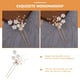 thumbnail image 5 of KAKOWELY Horquilla para el pelo de novia, flor, tenedor para el pelo, palito para moños, accesorios para el cabello para niñas, 5 of 5