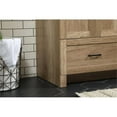 thumbnail image 5 of 36 inch single bathroom vanity in natural oak with backsplash, 5 of 8