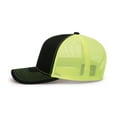 thumbnail image 3 of Pacific Headwear Trucker Snapback Cap 104C Moss Green/Lt Charcoal/Moss Green Os, 3 of 8