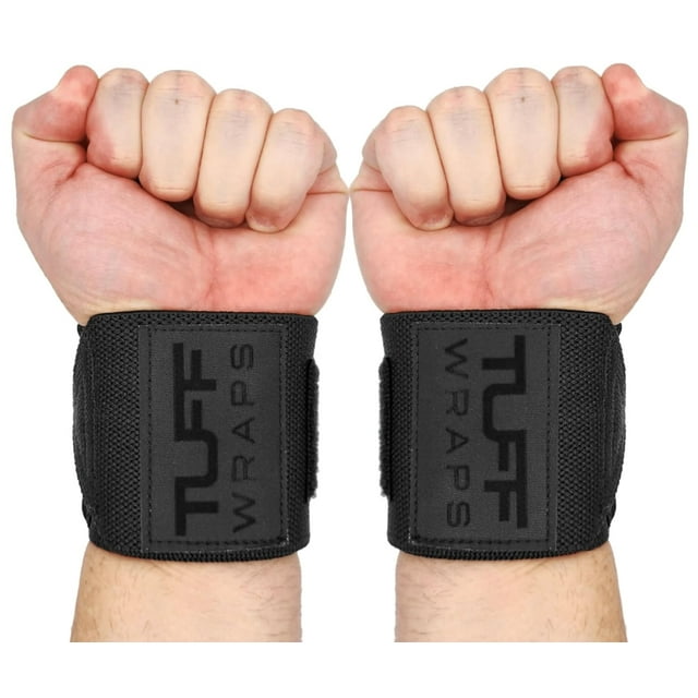 Tuffwraps Sangles de Poignet 16 Pouces" pour Gym - Sans Boucles de Pouce - Support de Musculation et de Banc - Sangles de Poignet Durables Accessoire de Gym pour Soutien de Poignet Amélioré