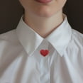 thumbnail image 3 of LOLIPPYY Set of 5 Red Rhinestone Heart Pins Elegant Brooches for Valentine's Day Wedding Bridesmaids Bridal Jewelry Accessories, 3 of 7