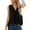 Black, variant on Tbopshirt Womens Tank Top Women Blouse T-shirt Tunic Tops Loose Casual Sleeveless V-Neck Solid Casual