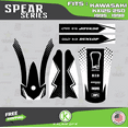 thumbnail image 2 of Kalair GFX Graphics Kit for Kawasaki KX250 (1995-1998) Spear Series, 2 of 5