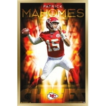 NFL Kansas City Chiefs - Patrick Mahomes II 18 Wall Poster, 14.725" x 22.375", Framed