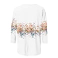 thumbnail image 5 of Kezqiaxn Plus Size Shirts for Women 3/4 Sleeve Crew Neck Work Blouses Summer Tops Trendy Fashion Women's Clothing, 5 of 5