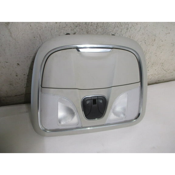 Pre-Owned 2014-2018 Jeep Cherokee Overhead Roof Console w/Lights OEM LKQ - Verify Specific Vehicle Fitment In Description - (Good)