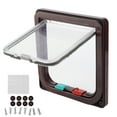 thumbnail image 5 of Weatherproof Cat Flap Door, Durable  Transparent Pet Door With 4 Modes For Indoor/Outdoor Use, 5 of 6