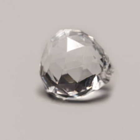 - Faceted Round Drop Transparent Clear Acrylic Pendants 32.5x33mm 6/pcs/pack (2-Pack Value Bundle), SAVE $1