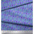 thumbnail image 2 of Soimoi Purple Rayon Fabric Colorful Bottle Print Sewing Fabric Yard 42 Inch Wide, 2 of 3