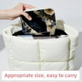 thumbnail image 6 of Crow Decorative Velvet Earring Holder Display Case Storage Box Portable with Removable Compartment - Gift Ideal, 6 of 7