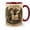 Black, variant on DTS TeeZworld Mug Custom Name Book Dragon Ceramic Coffee Cup for Book Lovers