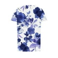 thumbnail image 4 of Womens Cute Tops for Vacation Summer Spring Tops Work Office Blouses for Women Dressy Casual Crewneck T Shirts, 4 of 5