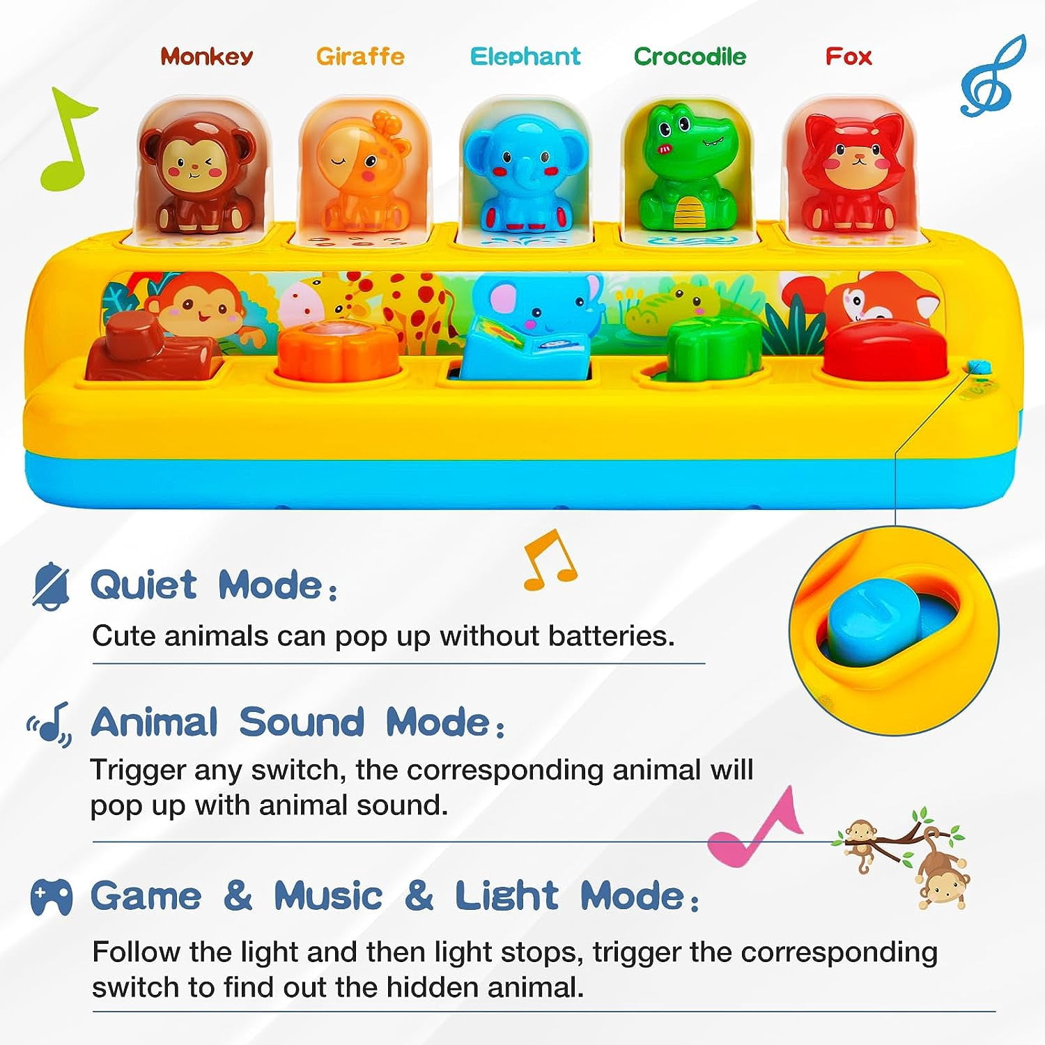 Sensory Toys for 1 Year Old, Educational Learning Toys for Toddlers 1 Years Christmas Birthday Gifts