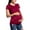 Red, variant on Deago Women's Maternity Nursing Top Breastfeeding Tee Shirt Soft Double Layer Short Sleeve Pregnancy Shirt (Gray, 2XL)