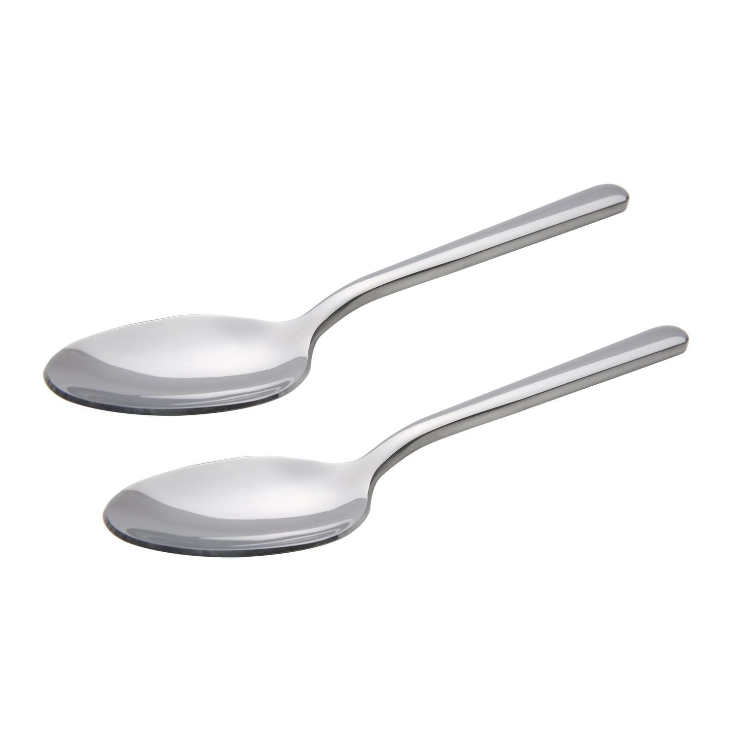 HomeTrends 2pc Forged Stainless Steel Dinner Spoons Silver