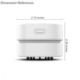 thumbnail image 4 of MINKUROW Upgraded Desk Vacuum Cleaner,Rechargeable Mini Table Dust Vaccum Cleaner,Cordless Energy Saving High Endurance Up to 180mins,Cleaning for Hairs,Crumbs,Computer Keyboard, 4 of 7