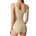 thumbnail image 5 of Pitauce Womens Open Bust Shapewear Bodysuits Tummy Control Body Shaper Seamless Compression Slimming Body Suit S-4XL, 5 of 7