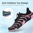 thumbnail image 6 of Stepedia Barefoot Water Shoes Women Wide Toe Box Barefoot Shoes for Exercise Hiking Boating Swimming, Black Pink, 6 of 7