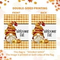 thumbnail image 4 of Welcome Fall Gnome Garden Flag 12×18 Inch 2 Side Pattern Burlap Gnome Autumn Pumpkin Flags Fall Leaves Harvest Country Seasonal Outdoor Vintage Decor Happy Thanksgiving Halloween Flag, 4 of 6
