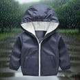 thumbnail image 2 of zbxnLI Toddler Baby Rain Coats Girls Boys Waterproof Jackets Lightweight Outerwear with Pockets, 2 of 7