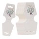 thumbnail image 3 of 100 Uds collar etiqueta colgante Fodable preperforado paquete s etiqueta F Baoblaze Tarjeta plegable para collar, 3 of 7