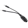 thumbnail image 1 of POE Adapter Splitter, 0.9 X 2.2in Power Plug/Jack 100-130 Feet Transmission Distance POE Adapter Cable,  Telephone For Household Router Black, 1 of 8