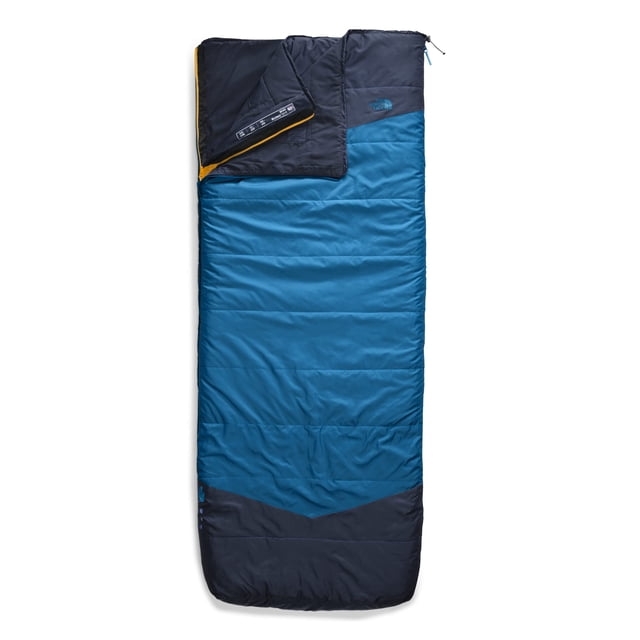 Saco de dormir The North Face Dolomite One Bag 20°F, azul/amarillo