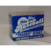 1988 Topps Baseball Picture Cards "Traded" Series