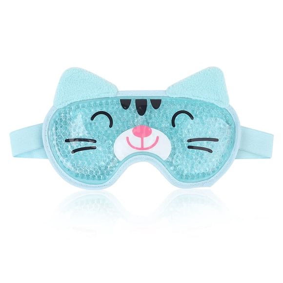 Máscara para ojos, compresa fría, reutilizable, terapia de frío y calor para niños