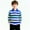 Navy, variant on FAHXNVB Boys Long Sleeve T-Shirts Soft Cotton Stripe Bear Print Casual Tees Tops Comfortable Trendy Pullover Shirts 3-15 Years