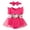 Hot Pink, variant on Baby Summer Outfit Toddler Baby Girl Summer Clothes Infant Sleeveless Tulle Romper Dress with Headband Newborn Jumpsuit Outfits Black Size,9-12 Months