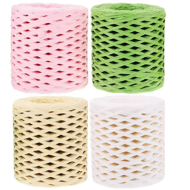 Twine 4 Rolls Decorative Ribbon Craft for DIY Projects
