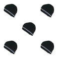 thumbnail image 3 of crativent Skull Caps for Men Reflective Liner Winter Beanie Thermal Multifunction Windproof Coldness for Protection Cycling Skiing Black 5Set, 3 of 6