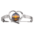 thumbnail image 1 of Agua Mar Playa ciencia naturaleza foto Pulsera pulsera de joyería en forma de corazón Unbranded M, 1 of 3