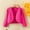 Pink, variant on YLSDY Girls' Bolero Shrug Cardigan Jacket Long Sleeve Open Front Cute Lightweight Knit Cropped Cardigan Black 6Y