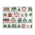 thumbnail image 5 of Yayeee Area Rugs for Living Room 5.2'x4' Non Slip Washable Bedroom Floor Carpet, White Christmas House, 5 of 5
