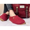 thumbnail image 6 of WoolFit&reg; handmade Felt Slippers | Classic, dark red, 6 of 10