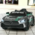 thumbnail image 3 of Gymax Licensed Kids Ride On Car 12V Electric Mercedes Benz Toy Car with 2.4G Remote Control Silver, 3 of 10