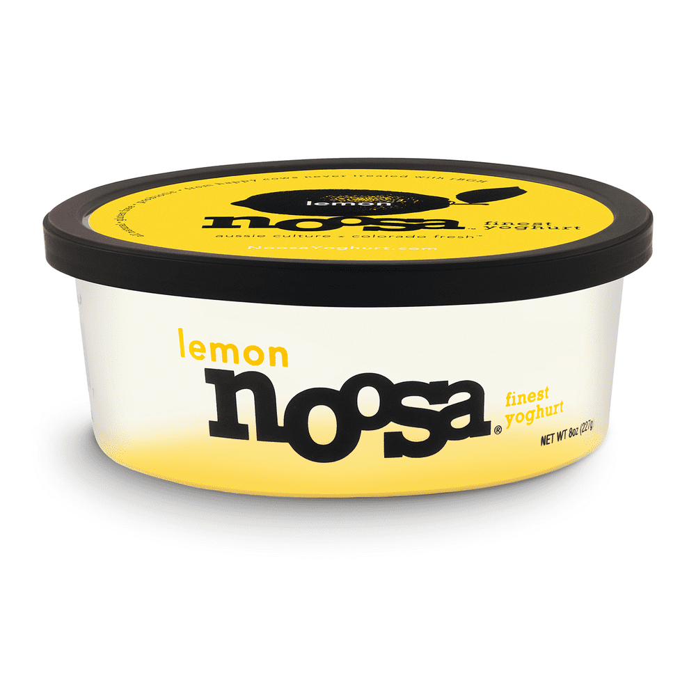 Noosa Yoghurt Whole Milk Yogurt Lemon 8 oz