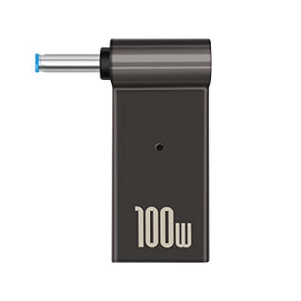 Convertidor de clavija PD tipo C hembra a macho DC para HP 19.5V (4.5x3mm) Tmvgtek Componentes de Computadoras